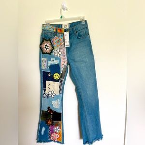 BDG flared patchwork jeans - Brand New with tags Size 25